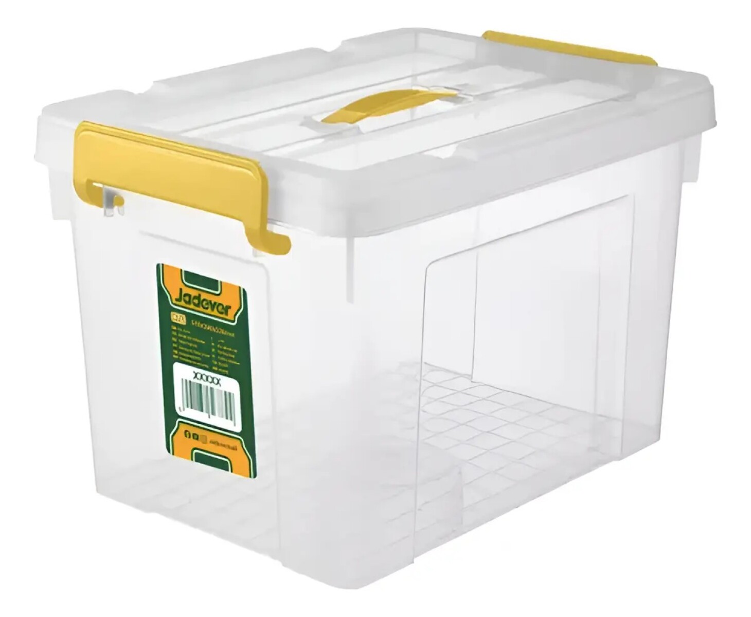 Contenedor Plastico Apilable 87l Jadever 