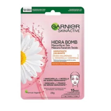 Garnier Skinactive mascarilla en tela Hidra Bomb Calmante