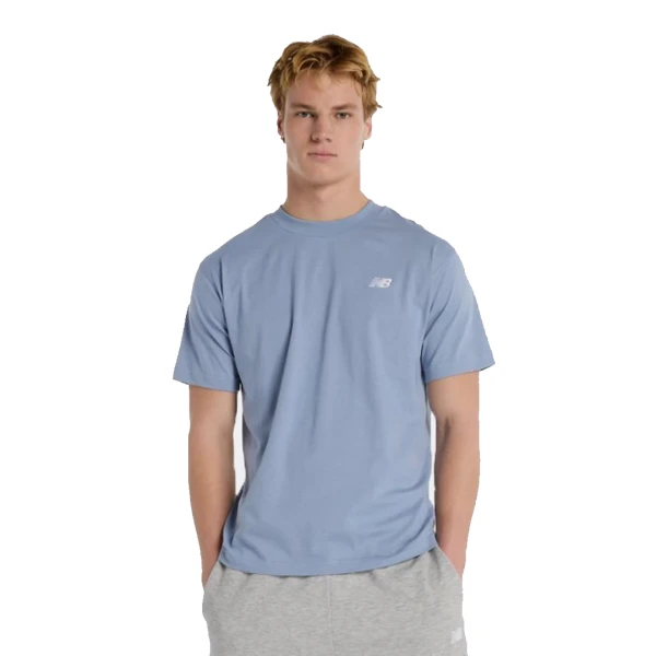 SPORT ESSENTIALS COTTON TSHIRT - NEW BALANCE CELESTE
