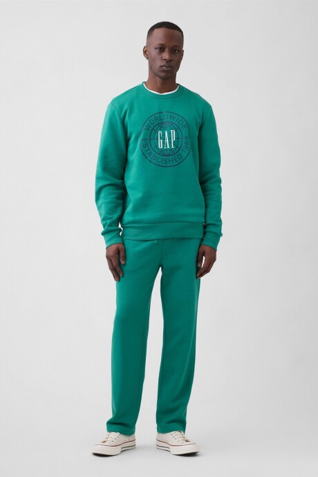 Buzo Deportivo Logo Gap Hombre Green Shade 183
