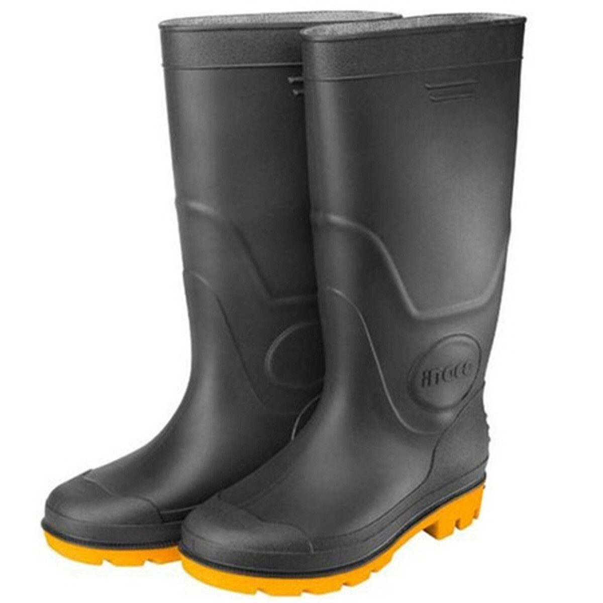 BOTAS DE LLUVIA NEGRA/TRABAJO TALLE 45 INGCO 