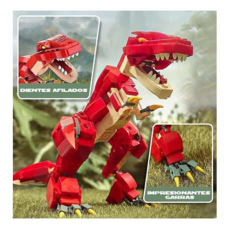Dinosaurio en bloques de construcción 287 piezas (3 en 1) Dinosaurio en bloques de construcción 287 piezas (3 en 1)
