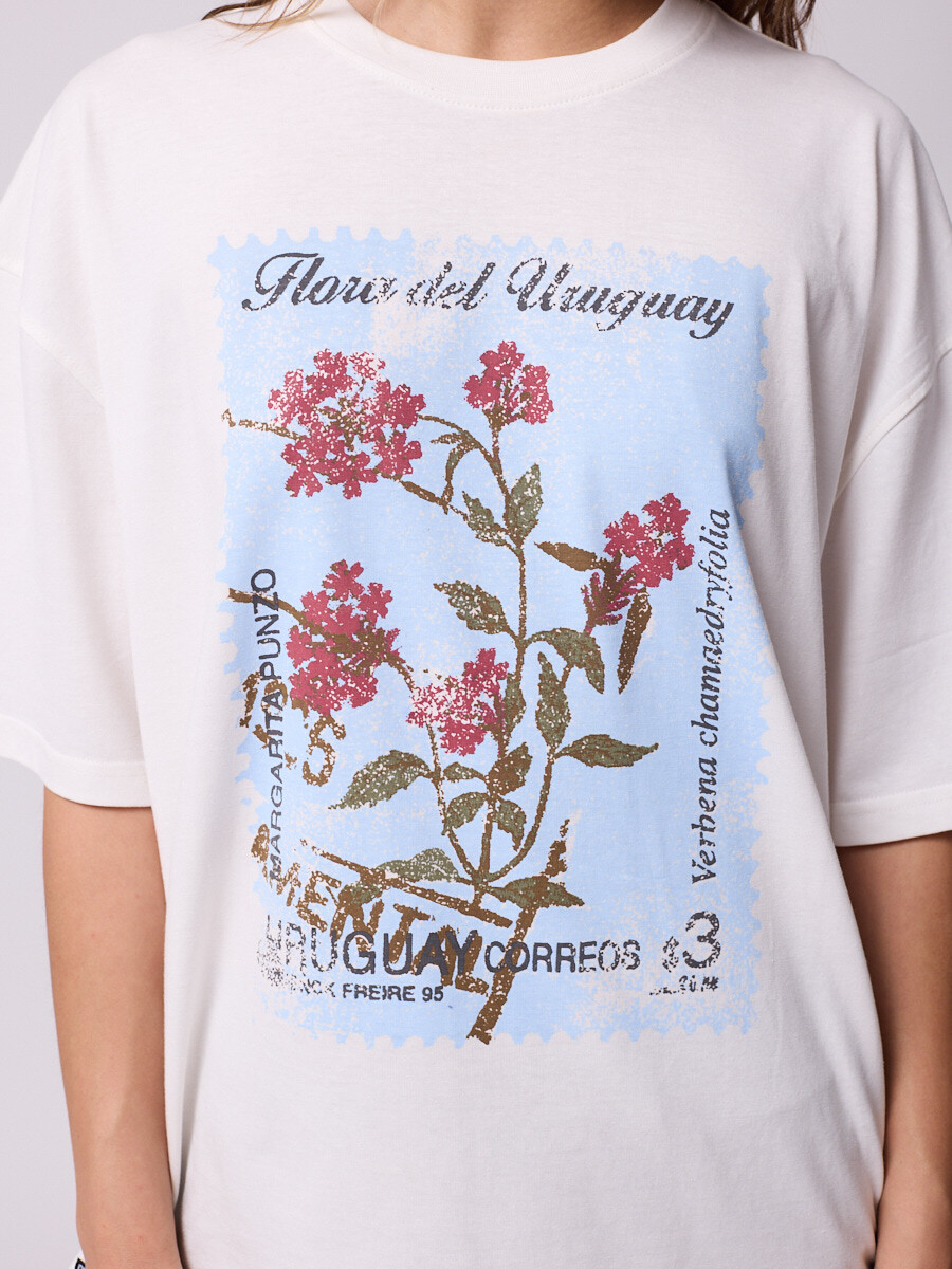 T-SHIRT FLOX DIXIE Crudo