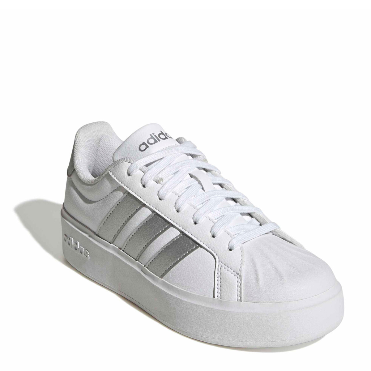 Championes de Mujer Adidas Streettalk Bold - Blanco - Plata 