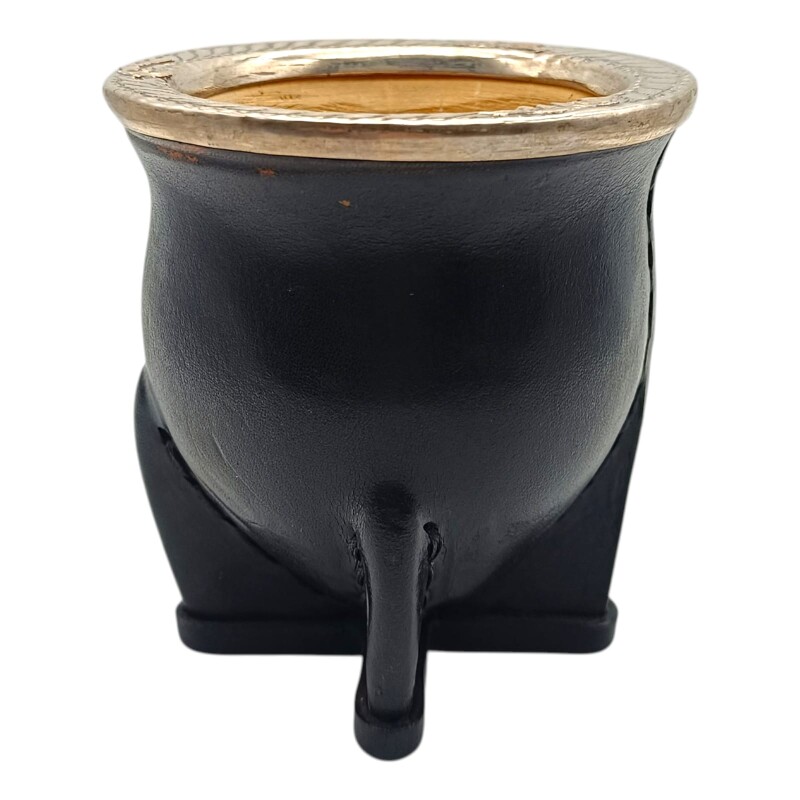 Mate camionero con apliques - PLATA Y ORO - 20 negrouniforme