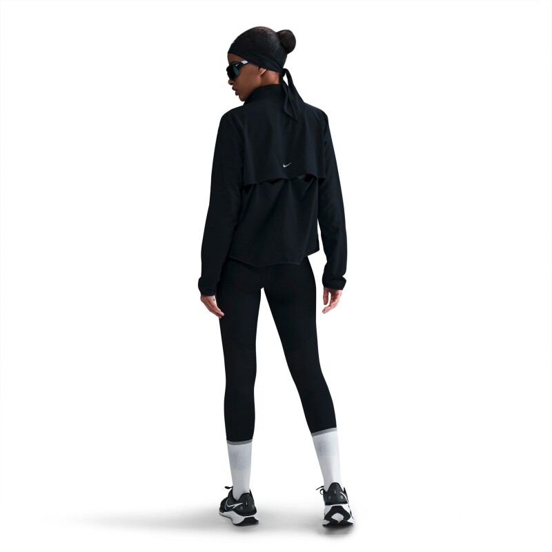 Abrigo Nike Swoosh de Mujer Negro