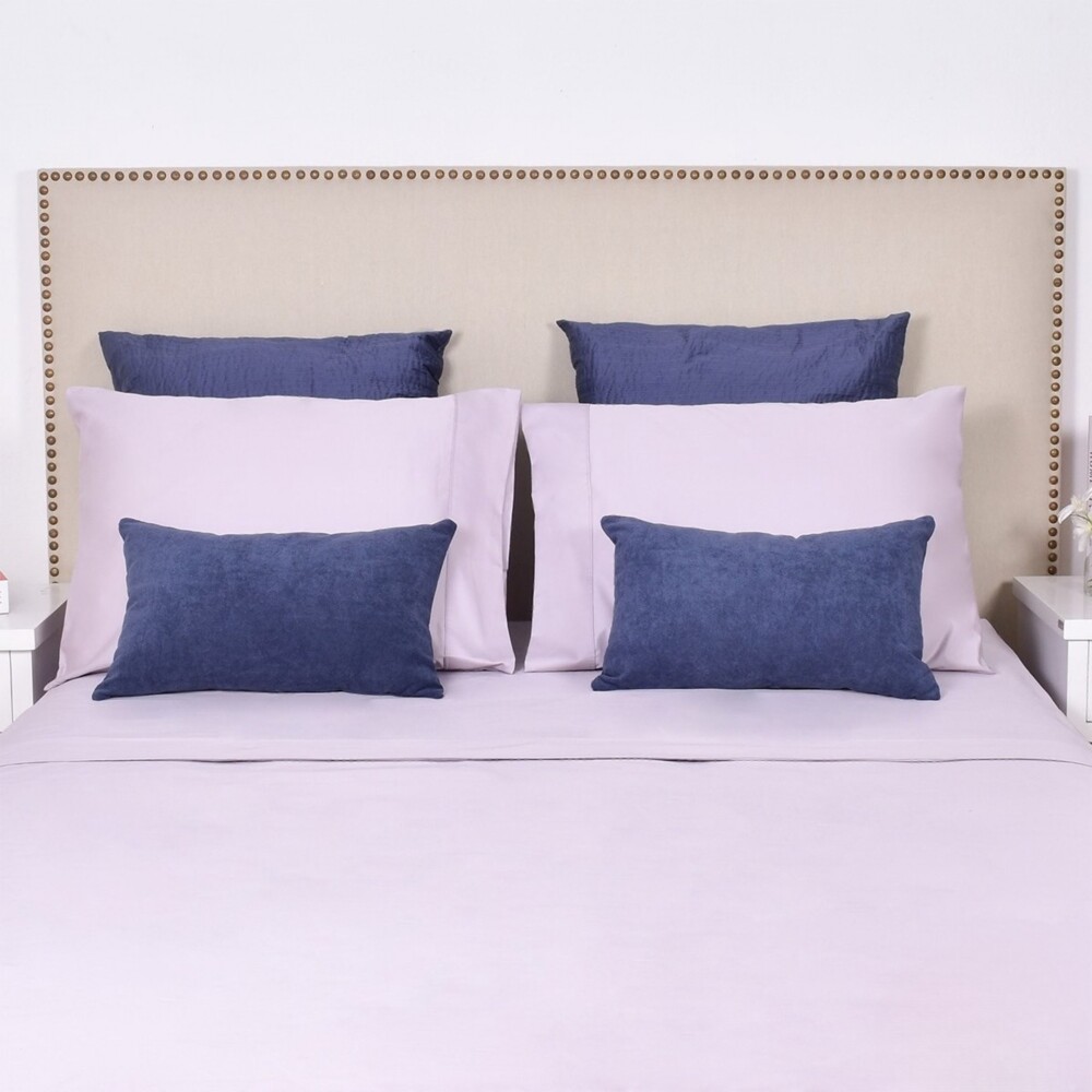 Juego de Sabana 2 Plazas Finezza 400 Hilos - Pilar Gris