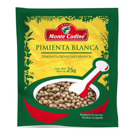 PIMIENTA BLANCA GRANO MONTE CUDINE 25G PIMIENTA BLANCA GRANO MONTE CUDINE 25G