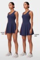 Vestido Boost Performance Dress Classic Mini Mujer Deep Navy