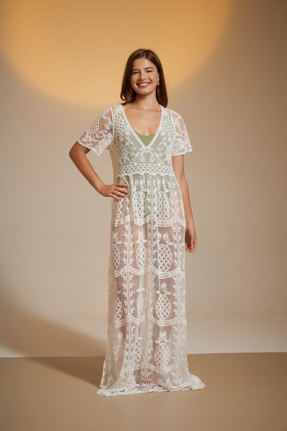 Vestido Mitan Marfil / Off White