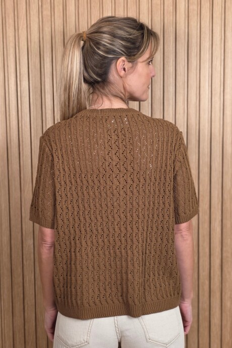 Cardigan Mora Ocre
