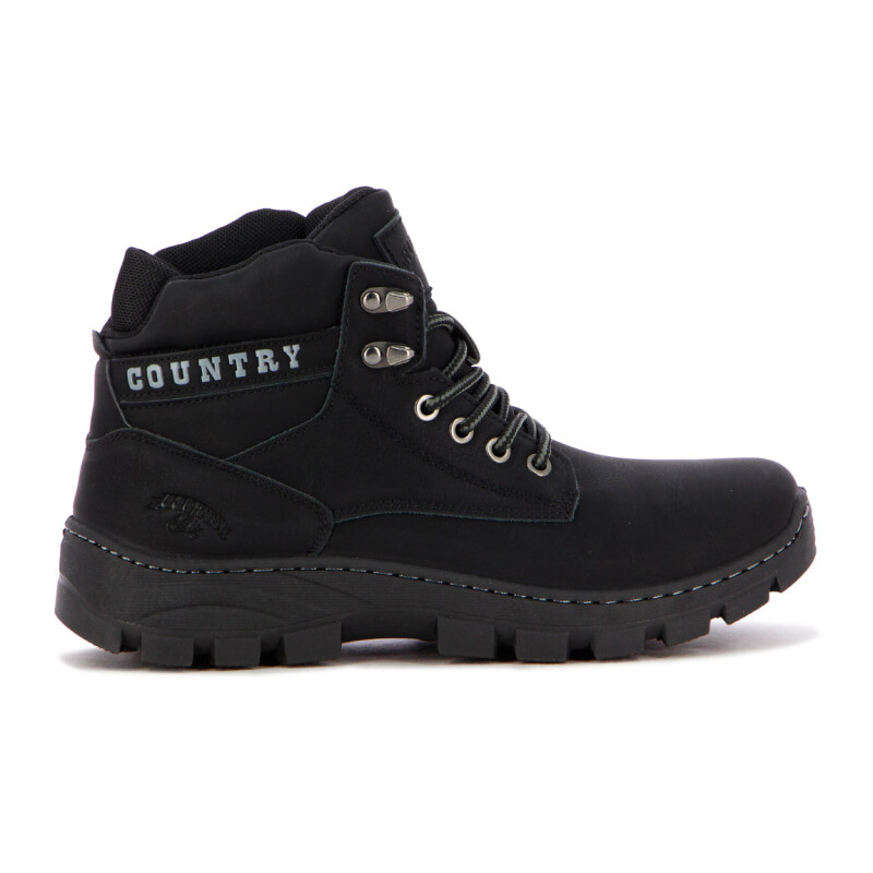 Country Bota Mount Acordonada Negro