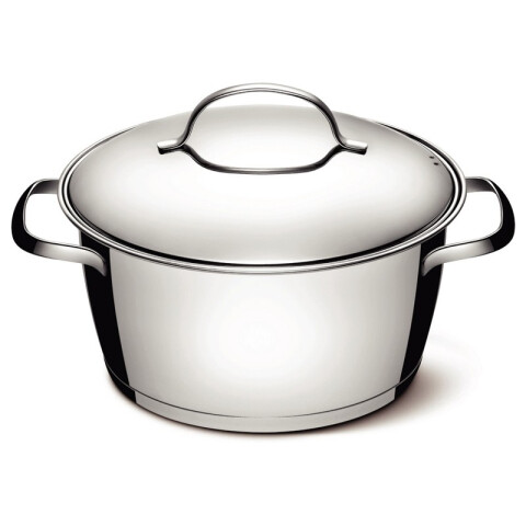 Olla honda con asas y tapa modelo ALLEGRA, 5,67 Lts. -TRAMONTINA TF1812