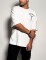 Remera oversize con estampas Iker Blanco
