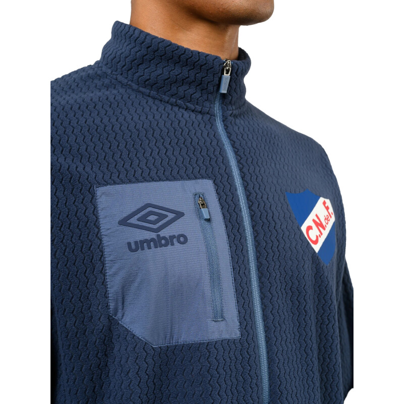 Buzo Medio Cierre Umbro Frontier Hombre NU143115 Azul