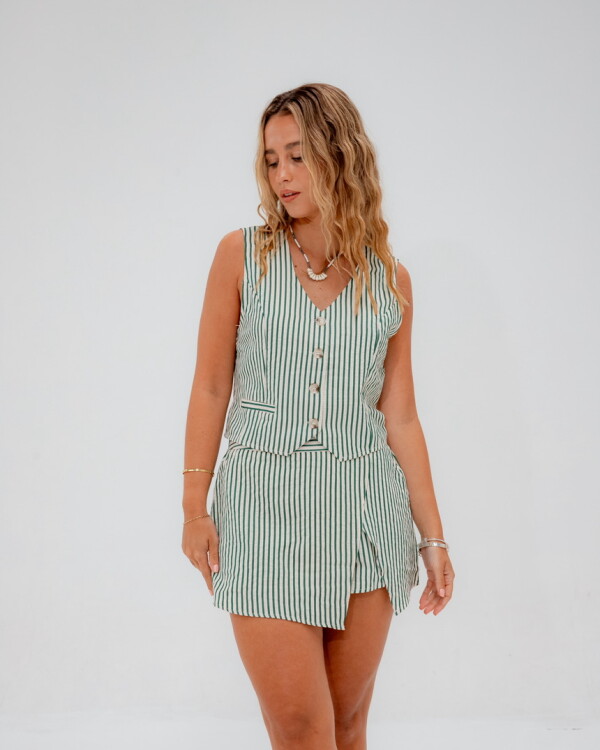 Conjunto Stripes verde