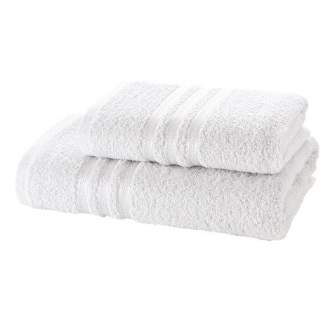 Juego de Toallas para Baño Döhler Priori 2 Piezas BLANCO