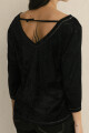 REMERA TERCIOPELO NEGRO