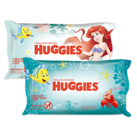 Toallitas Húmedas para Bebé Huggies Cuidado 4 en1 48 Unidades Toallitas Húmedas para Bebé Huggies Cuidado 4 en1 48 Unidades