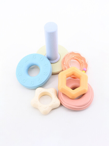 JUEGO DE ENCASTRE GOMA NEPAL MULTICOLOR