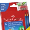 LAPICES FABER 12 COLORES + 2 LAPICES NEGROS + 1 SACAPUNTAS LAPICES FABER 12 COLORES + 2 LAPICES NEGROS + 1 SACAPUNTAS