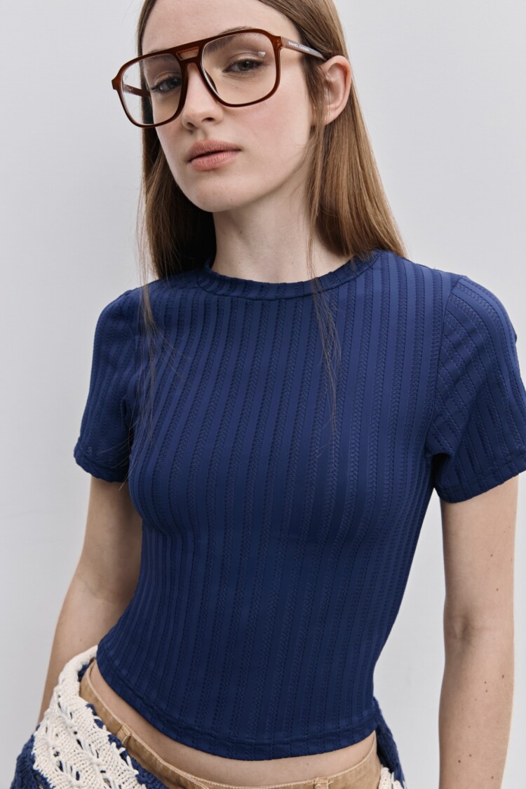 TOP HENRY Azul Marino