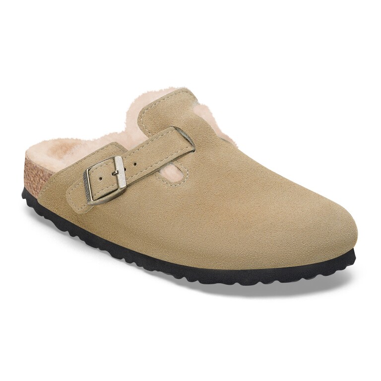 Zueco Boston Shearling LEVE - Regular Taupe