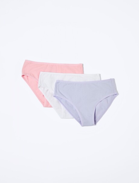 KIT DE 3 BOMBACHAS MULTICOLOR