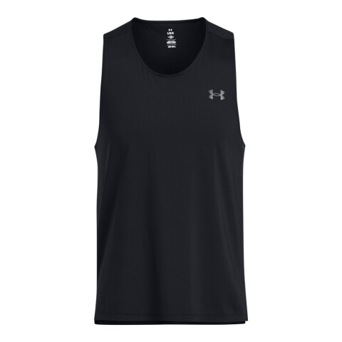 UA LAUNCH ELITE SINGLET-GRN BLK-001
