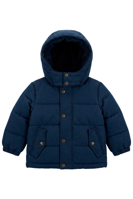 Campera puffer, azul marino. Talles 2-4T Campera puffer, azul marino. Talles 2-4T