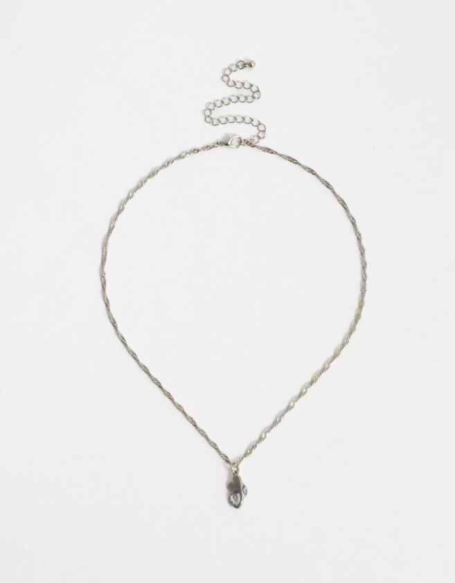 Collares para compartir Con strass Set De Collares Para Compartir - Plateado