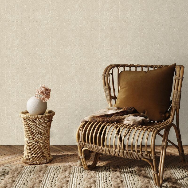 Empapelado Rhombus Beige