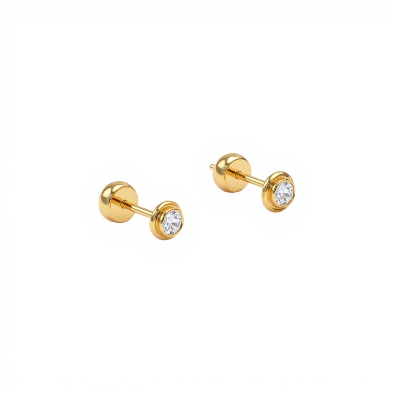 Abridores Zirconia Azul - Oro Bajo - CA8473 ab8473
