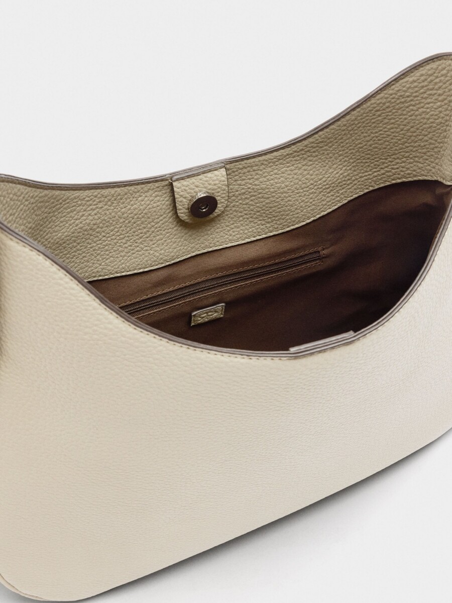 Bolso De Hombro Con Textura crudo
