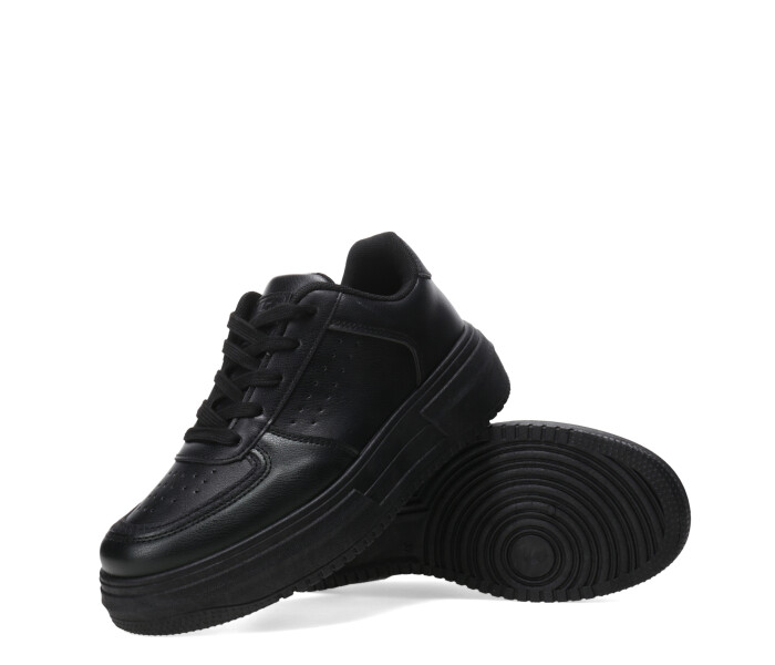 Championes de Mujer Miss Carol GAIGNON acordonado Negro