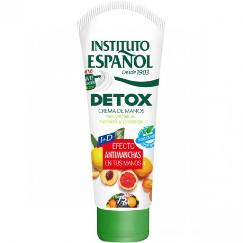 Crema De Manos Detox Instituto Español 75 Ml. Crema De Manos Detox Instituto Español 75 Ml.