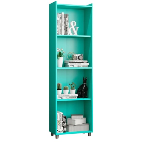 [ OUTLET ] Biblioteca Repisa Multiusos con Estantes Color Turquesa [ OUTLET ] Biblioteca Repisa Multiusos con Estantes Color Turquesa