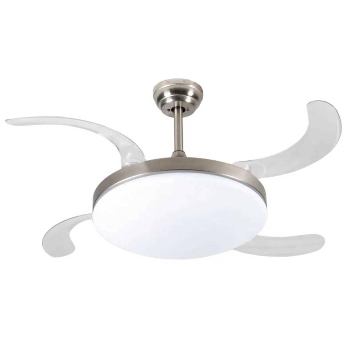 Ventilador de techo Indurama con luz y conveccion - Cromado 