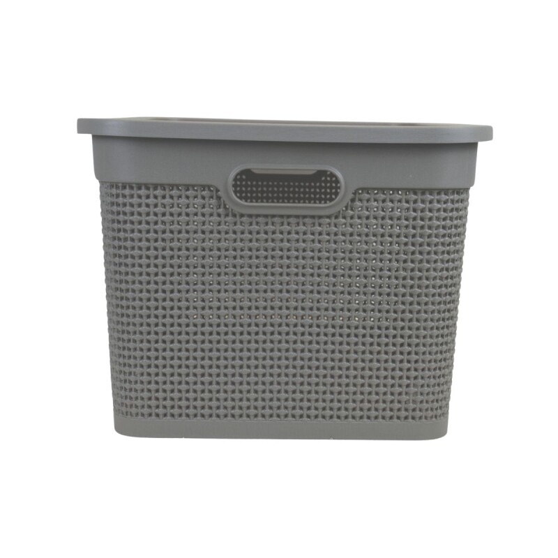 Set x2 Caja simil ratán 40 lts CAPPUCCINO