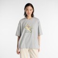 Remera New Balance de Dama - Flower Shoe - WT53912AG GREY
