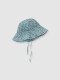 Sombrero Con Cinta De Florecitas Gris