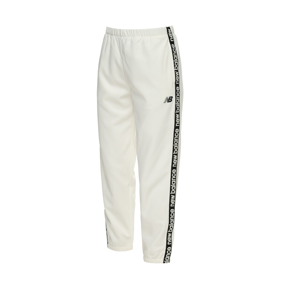 Pantalon New Balance de Dama -PERFORMANCE FLEECE- WP13176SST - WHITE 
