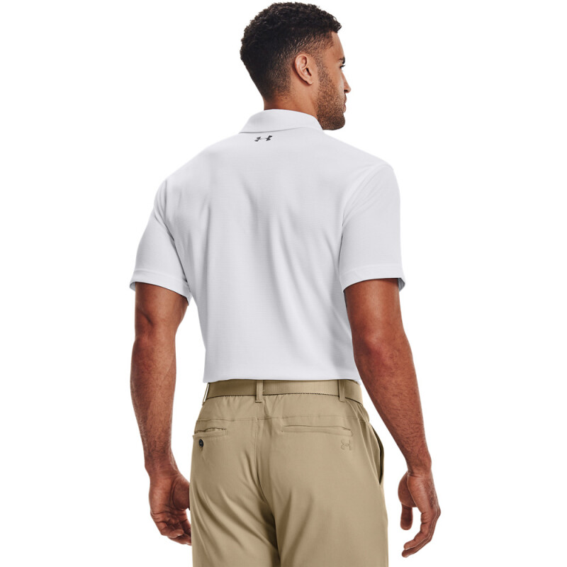 Tech Polo-RED WHT-100
