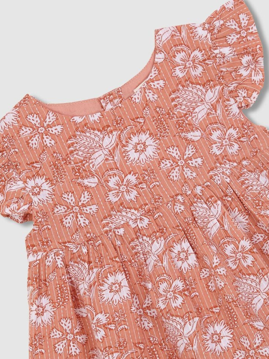 Conjunto Vestido Flor India Gris