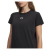 Remera UA Rival Cotton Wash SS Mujer 6013562-001 Negro
