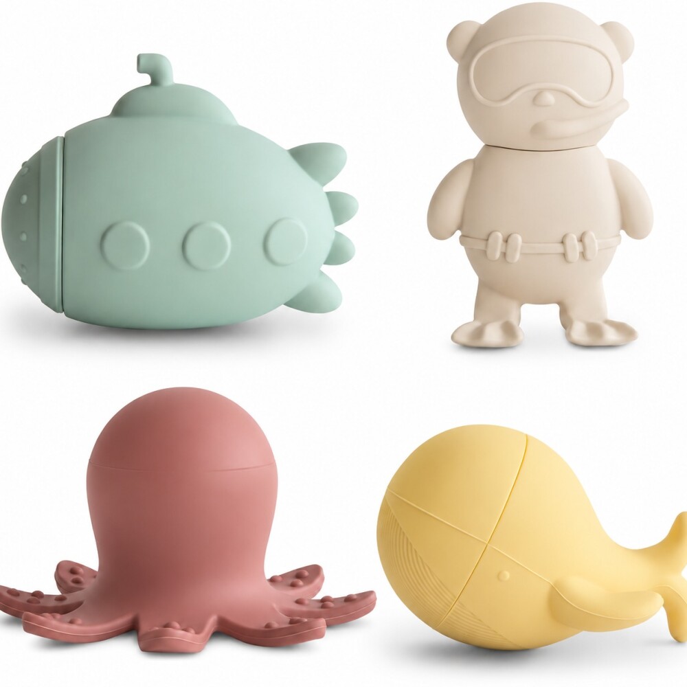 Set x4 juegos para baño AK pastel Set x4 juegos para baño AK pastel