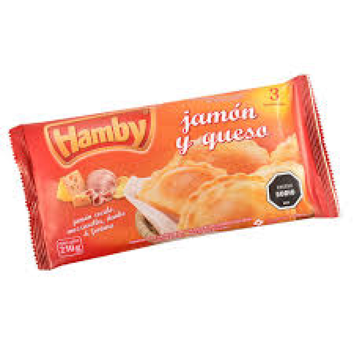 EMPANADAS DE JAMÓN Y QUESO X 3 HAMBY 