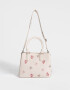 City Carteras Medianas - Estampado Flores