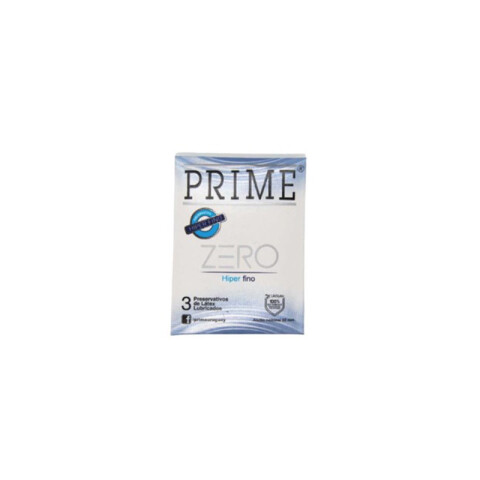 Preservativos Prime x3 Zero Hiper Fino