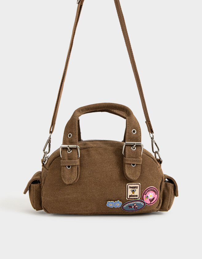 Bowling Cartera Bowling Parches - Marron Chocolate